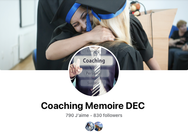 Coaching Mémoire DEC Avis Facebook
